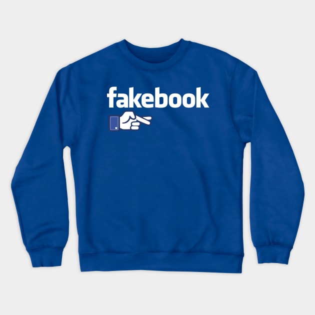 Fakebook Crewneck Sweatshirt by snespix